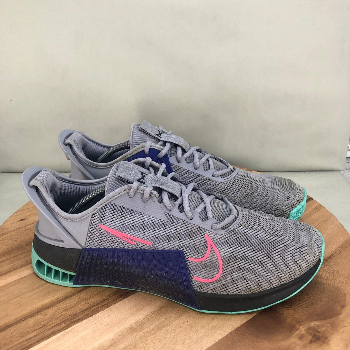 Nike Metcon 9 Mens Training Shoes Grey Teal Pink DZ2615-006 Size 12 Fitness shoes Nike METCON 9 - Top4Running.com main image 4