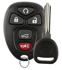 Replacement Key Fob Car Remote and Uncut Transponder Key Compatible with 