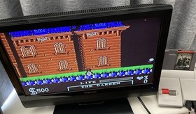 NES ~ THE ADDAMS FAMILY ~ Nintendo Game 3 Screw NES-6Z-AUS Game Cart Only Pal A