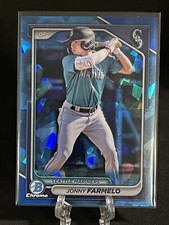 JONNY FARMELO 2024 BOWMAN DRAFT CHROME SAPPHIRE #BDC-193 Mariners