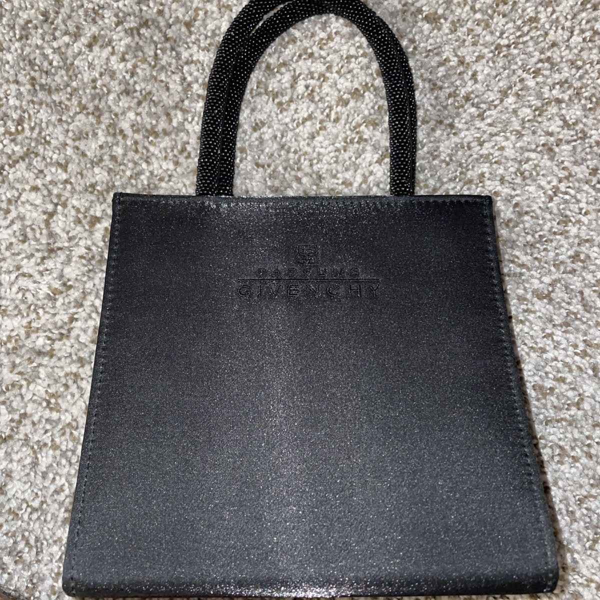 Vintage Givenchy Parfums Handbag Small Sleek Black