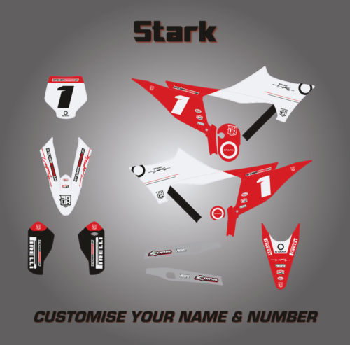 Stark Varg Motocross Graphics Custom Name And Number Stark Varg Electric - Afbeelding 1 van 1