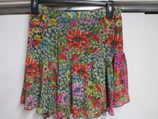 URBAN OUTFITTERS WOMENS FLOWY FLORAL SKIRT SMALL BACK ZIPPER LINED VERY CUTE