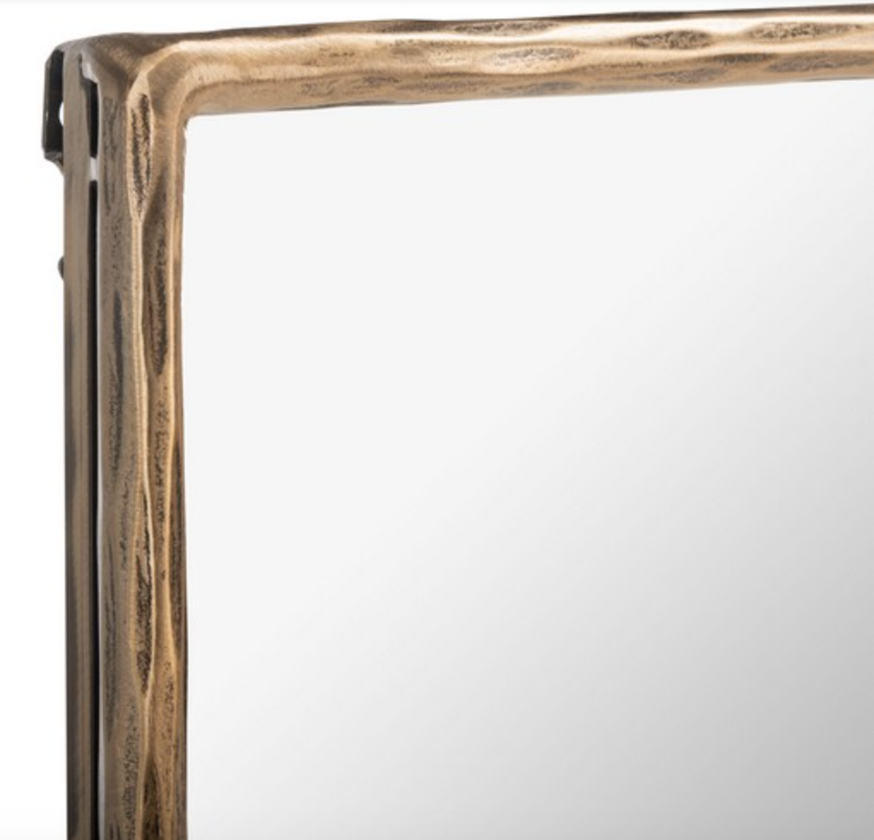 Restoration Thaddeus Style Brass Iron Hardware Square Wall Accent