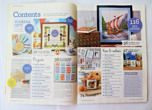 The World of Cross Stitching magazine Issue 320. NO FREE GIFT. Pre-owned - Picture 2 of 2