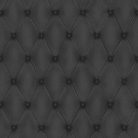 Rasch Vliestapete Cosmopolitan 576276 Lederoptik Gepolstert Rautenmuster Schwarz