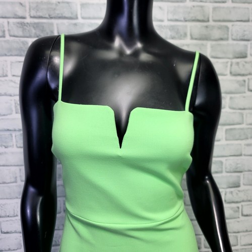 Vestido Likely Mujer 0 Pistacho Verde Sheila Asimétrico Mini Volantes Fiesta - Imagen 2 de 7