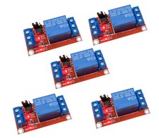 5 Stück   12V DC Relaiskarte 1xUM Relaisplatine Relais - Fertig Relais Modul