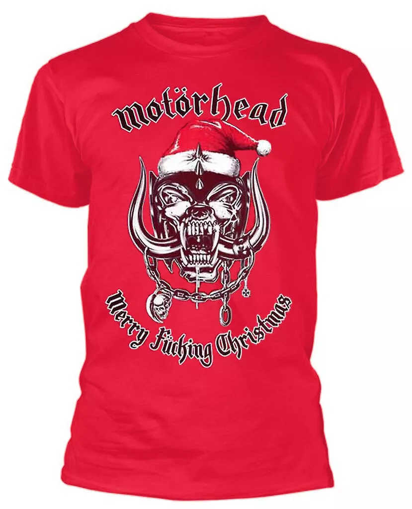 Motorhead Christmas 2017 Red T Shirt NEW OFFICIAL
