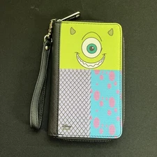 Buckle Down Original Disney Monster's Inc. Zip Around Wristlet Wallet