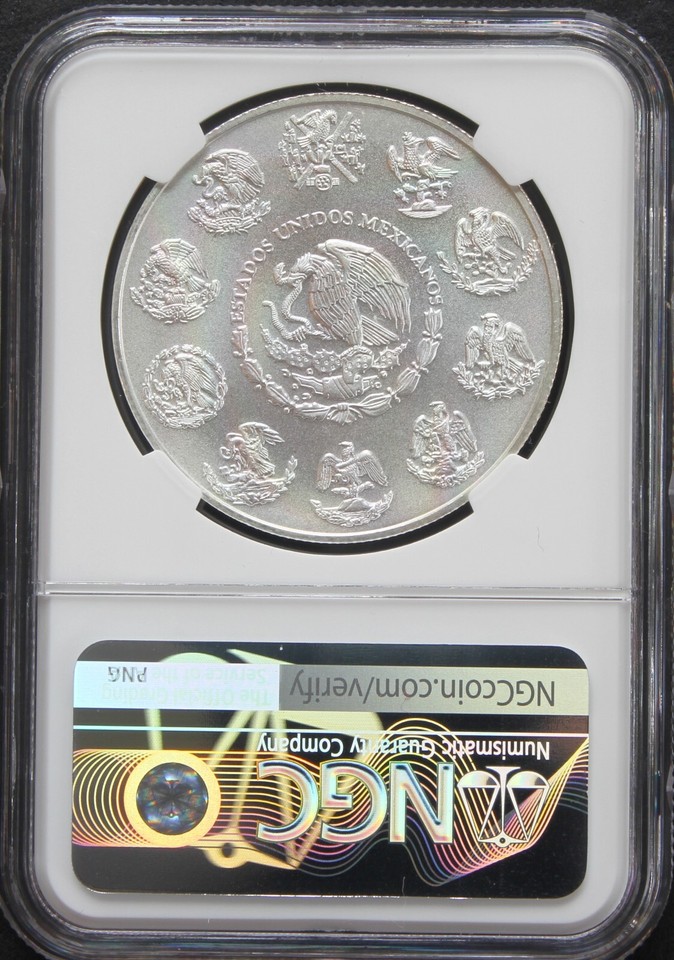 Mexico 1 oz Silver Libertad 2022 NGC MS70, Special 40th Anniversary