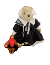 Muffy VanderBear Thanksgiving Plush Stuffed Bear 1989 Pilgrim Lady w/Turkey NWT