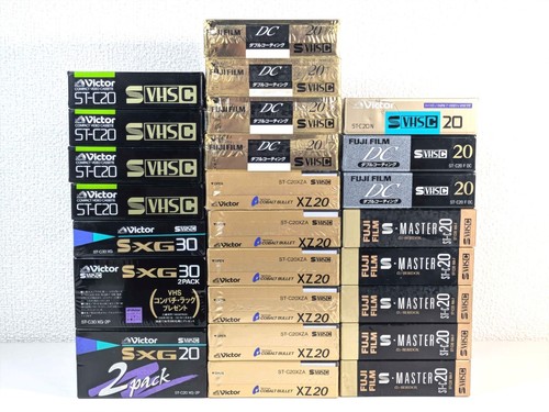 【SEALED Lot of 27】Victor (JVC) & FUJIFILM S-VHS-C 20 & 30min Video Cassette Tape - Picture 3 of 21