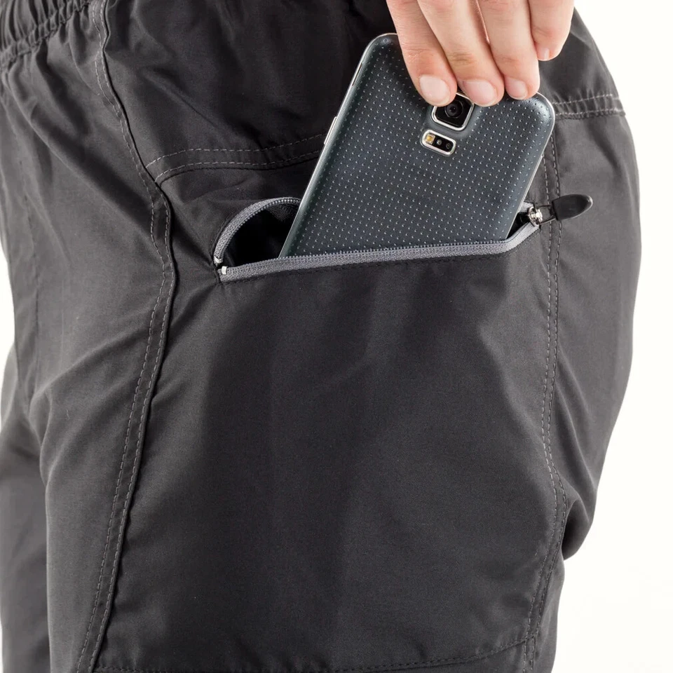 Pantalones Cortos de Ciclismo Bellwether Ultraligeros Gel Baggies - Negros, Para Mujer, Medianos Foto 4 de 4