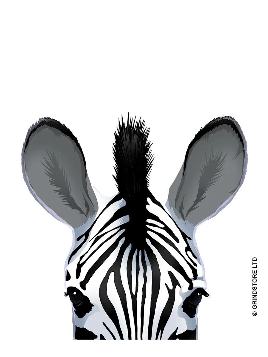 Inquisitive Creatures Zebra Black Inner 2-Tone Mug