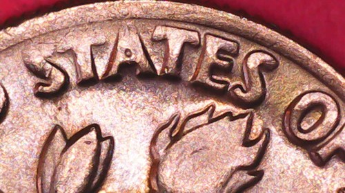 1985 P Roosevelt Dime, DDO/DDR, Obv C.U.D Error, FB, Missing Lower Band, #DI-025 - Picture 17 of 20
