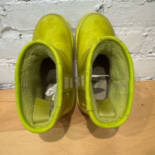 UGG CLASSIC CLEAR MINI II Waterproof Ankle Lime Green Boots - Picture 5 of 12