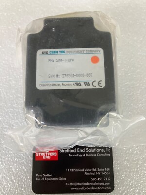 CTE CHEM TEC 500-T-BPW VALVE, ADJUSTABLE FLOW SWITCH ~ NEW