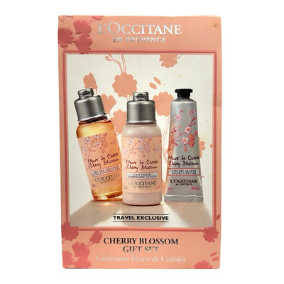 L'OCCITANE Cherry Blossom Gift Set 2.5/ 2.5/ 1 oz