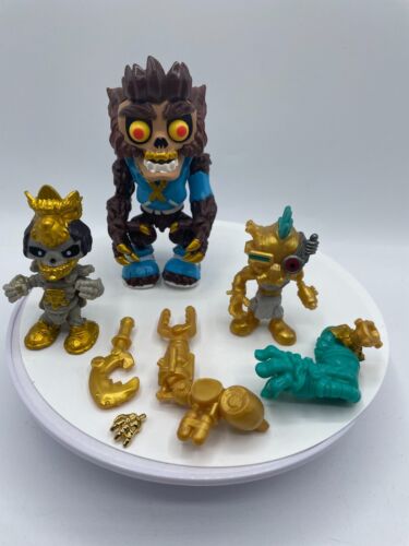 Moose Treasures X King Gold Treasure Mini Figure Toy Lot Wolfman Wolfshine Mummy