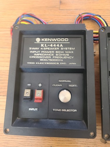 Coppia di crossover Kenwood KL-444A vintage - Foto 3 di 5