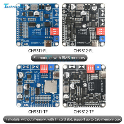 Voice Playback Module MP3 Music Player 10 Channel one-to-one Control Audio Board