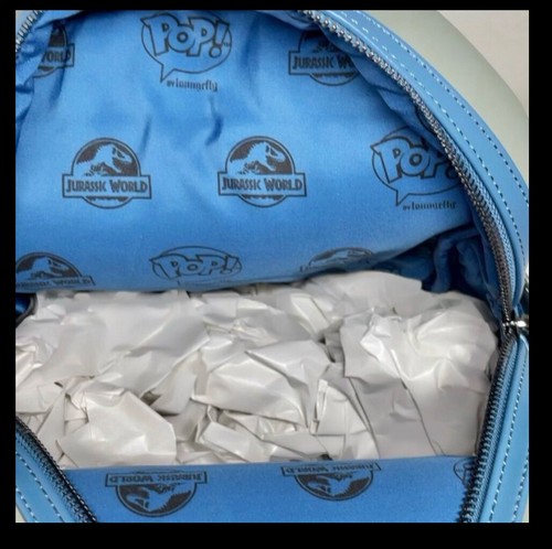 Pop Jurassic World Blue the Velociraptor Mini Backpack NWT Universal - Picture 5 of 6