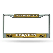 Alabama State Hornets Chrome Metal License Plate Frame