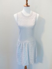 Size Small Romeo & Juliet Couture Gray Chevron Fit & Flare Sweater Dress