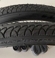 COPERTONI 24 X 1.75 Slick Stradali nero + 2 CAMERE 24