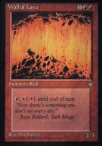 Wall of Lava - Ice Age #223 Uncommon