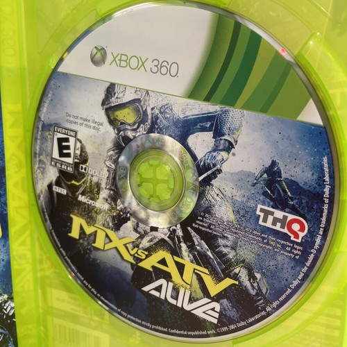 MX vs. ATV Alive (Microsoft Xbox 360, 2011) With Manual LIKE NEW - Picture 3 of 5