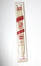 Vtg SUSAN BATES 10 1/2 Knitting Needles Keeper Case 10" Double Point 11411 set