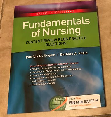 Fundamentals Nursing Content Review  Practice Questions Davis Success NEW w/Code