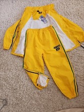 Image of New York Xpress Jamaica Zip Up Tuck Away Hoodie Windbreaker Tracksuit Men Size L
