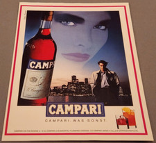 19. CAMPARI - Was sonst . Werbeanzeige Werbung Reklame 1990