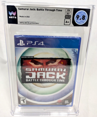 WATA 9.8 Graded A+ Samurai Jack: Battle Through Time Playstation 4