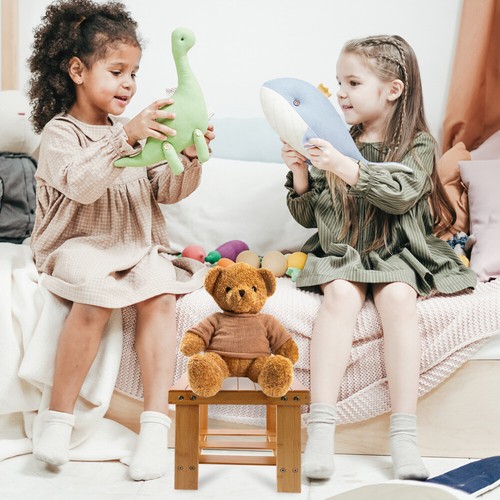 Solid Wood Square Stool Baby Child Simple Practical Shoes Changing - Picture 9 of 12