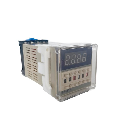 AC 110V Programmable Time Delay Relay Digital Display DH48S-S With Socket Base - Picture 2 of 9