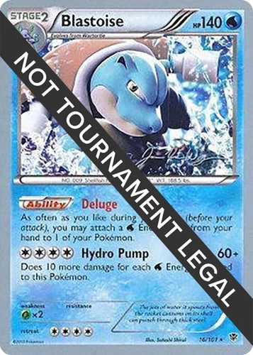 Blastoise 16/101 World Championship Decks