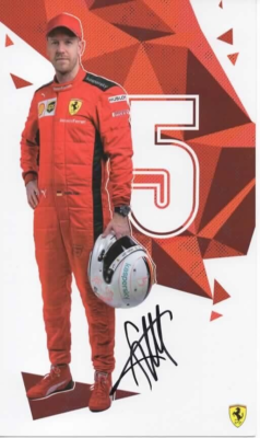 Ferrari - Formule 1 - Sebastian Vettel - 2020 - Carte des - Catawiki