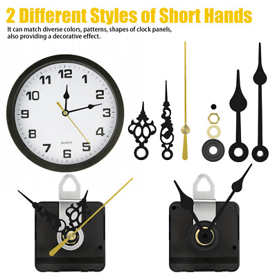 Senmubery Klok Mechanisme DIY Kit Mechanisme voor Klok Onderdelen Wandklok Quartz Uur Minuut Hand Quartz Klok Beweging Woondecoratie