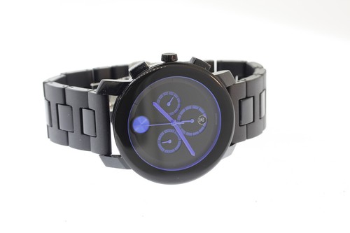 Movado 3600101 Bold Chronograph Black TR90 Composite & Stainless Steel Watch - Picture 3 of 12