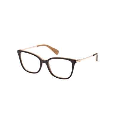 Max Mara MM5079 050 Brown Plastic Cat Eye Optical Eyeglasses Frame 54-17-140