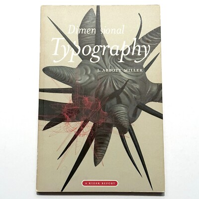 Dimensional Typography Words in Space by J. Abbott Miller Graphic Design Book
