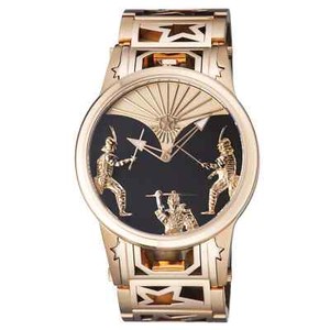 Watchstar Automaton Swiss Made Patented Soprad Animated Samurai Fighter Watch