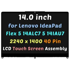 for Lenovo IdeaPad Flex 5 14ALC7 82R90069US LCD Touch Screen Assembly 2240x1400