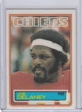 1983 Topps Football Card #284 Joe Delaney Kansas City Chiefs - NrMt