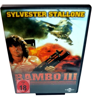 Rambo III [uncut] (1988,DVD) Sylvester Stallone, Richard Crenna / 18+