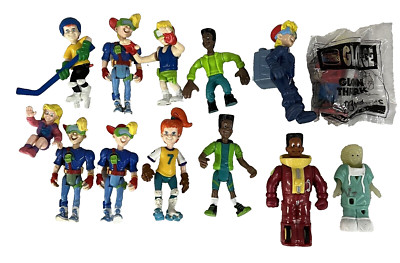 Vintage 1990 Lot (11) Burger King BK Kids Club Action Figures